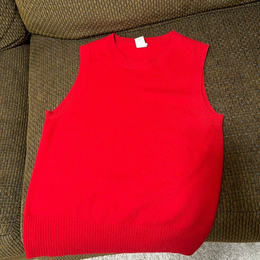 J.crew cashmere sweater vest from holiday season 2007